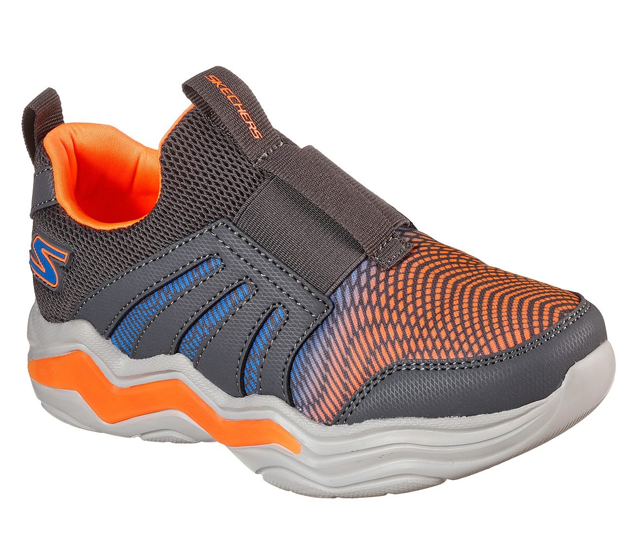 ERUPTERS IV - ZANDOR, CHARCOAL/ORANGE Footwear Top View