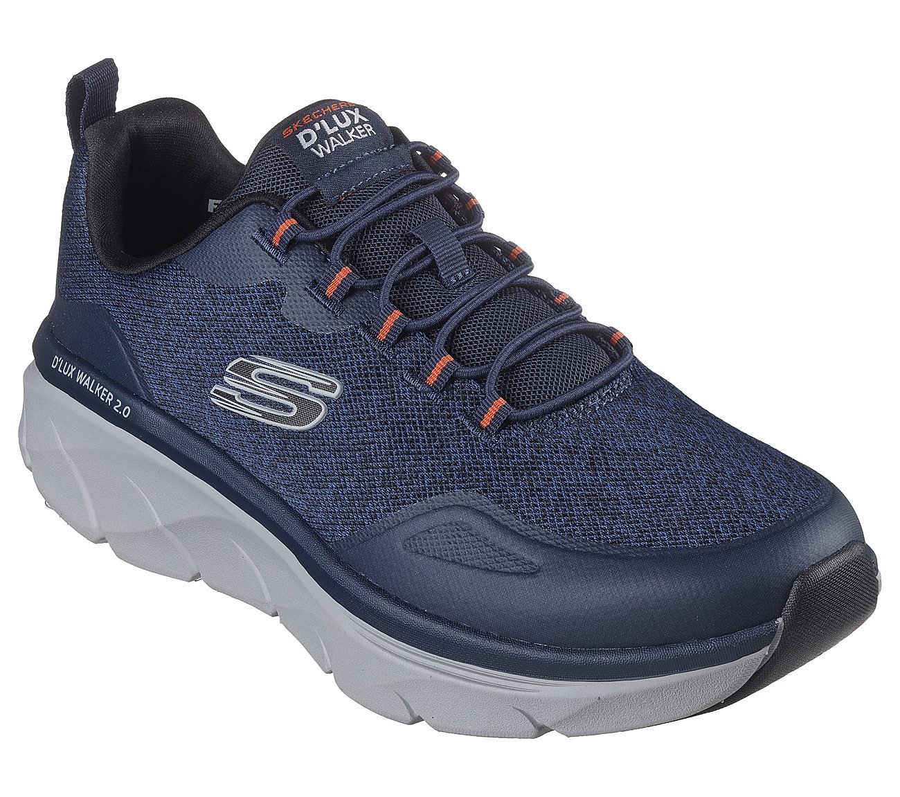 D'LUX WALKER 2.0 - STEADYWAY, NAVY/ORANGE Footwear Right View