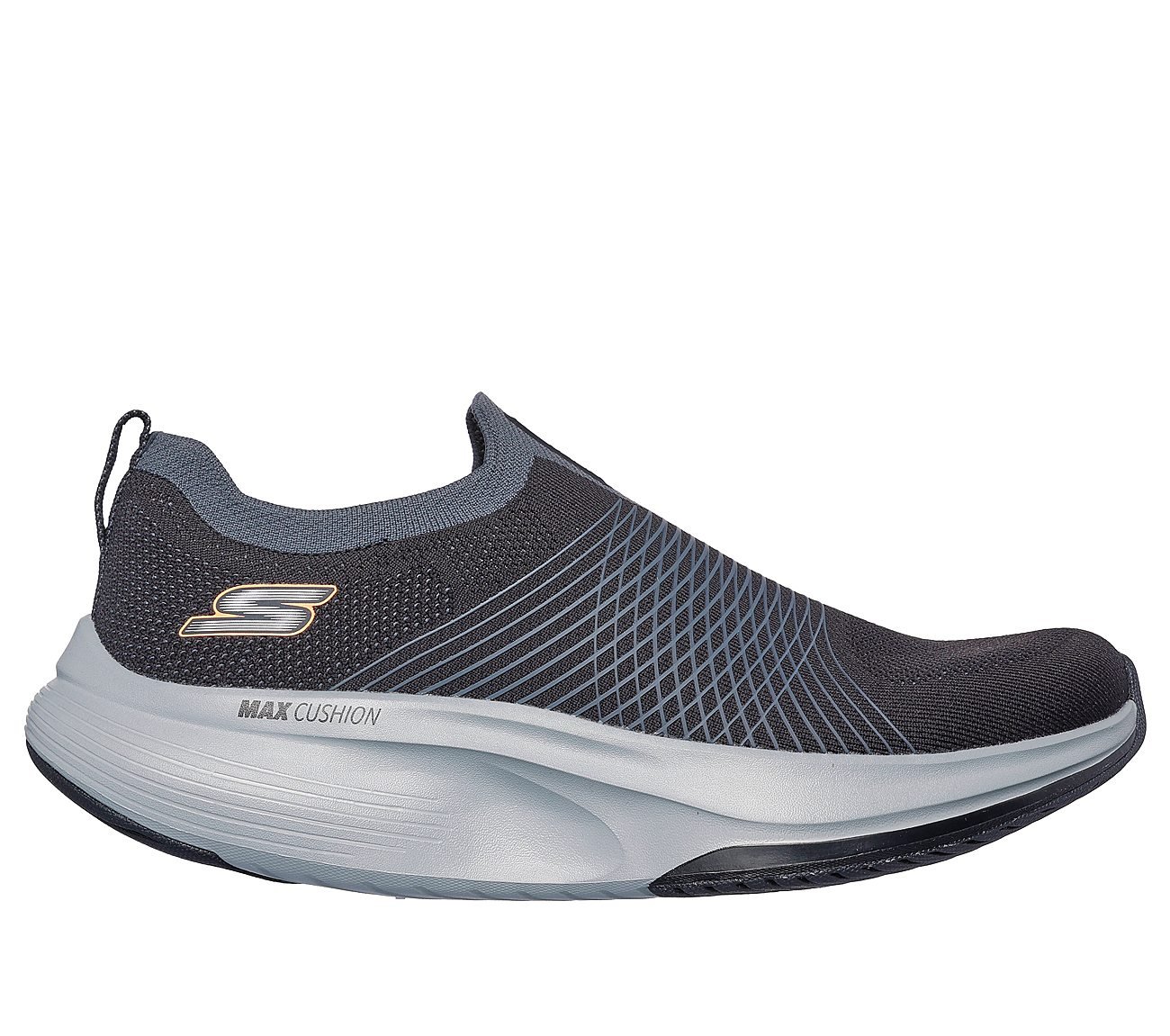 GO WALK COMFORT WALKER - CONS, BLACK/CHARCOAL Footwear Lateral View
