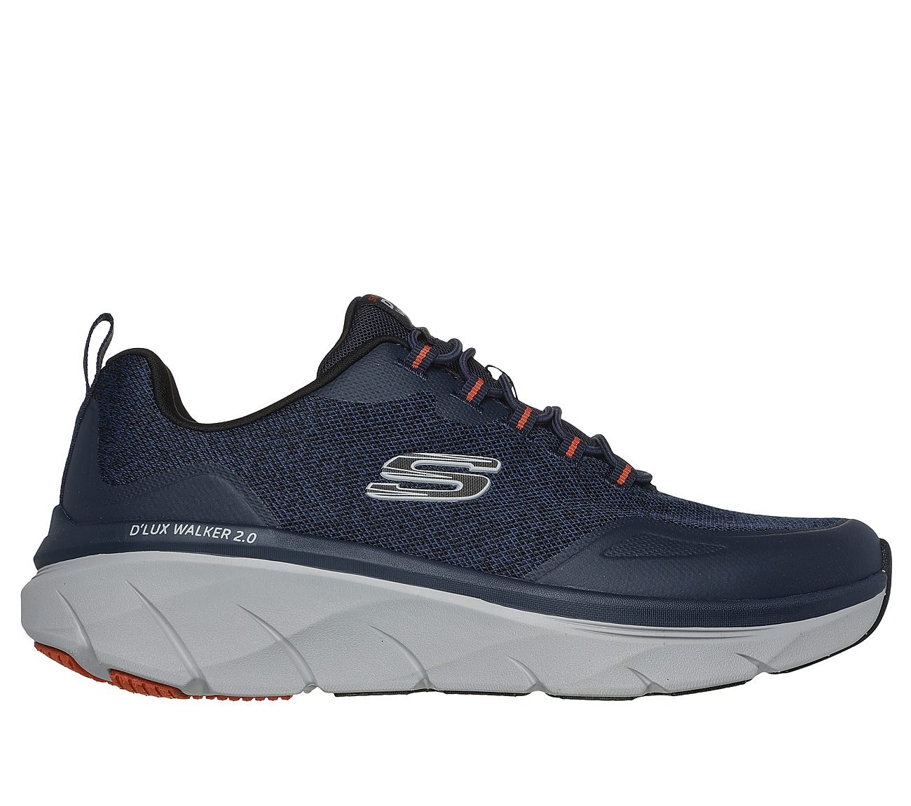 D'LUX WALKER 2.0 - STEADYWAY, NAVY/ORANGE Footwear Lateral View