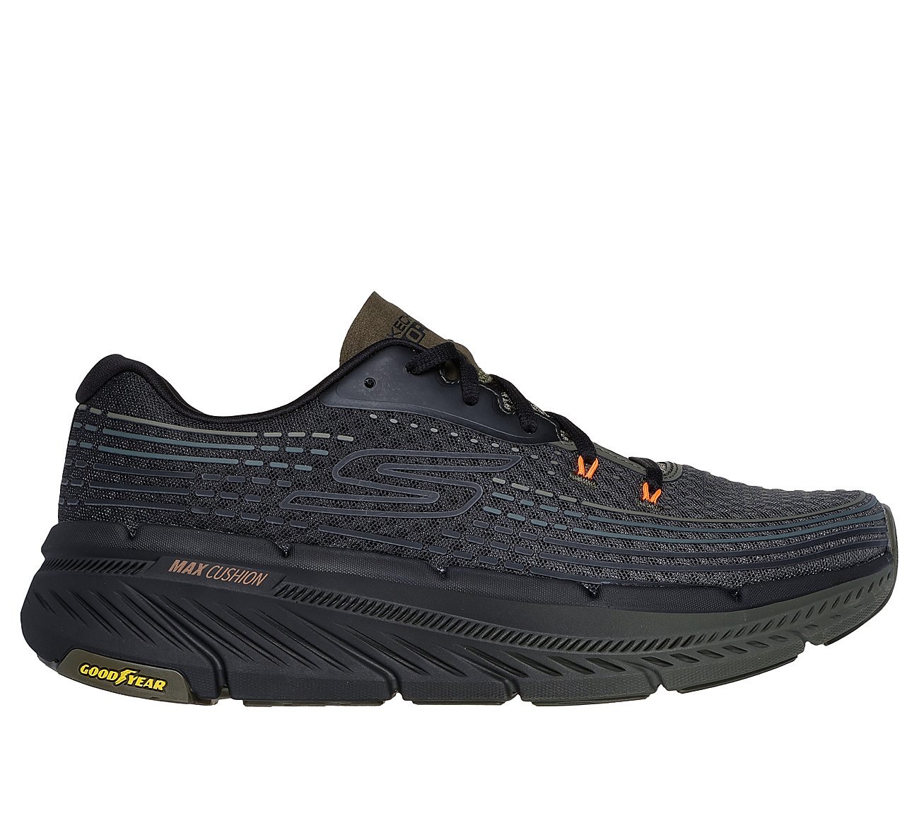 MAX CUSHIONING PREMIER 2.0 - VIVID 2, OLIVE Footwear Lateral View