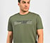 DUAL PRINT VARSITY GRAPHIC T-SHIRT, NATURAL/OLIVE Apparel Right View