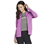 THE GOWALK HOODLESS HOODIE, PURPLE/HOT PINK Apparel Bottom View