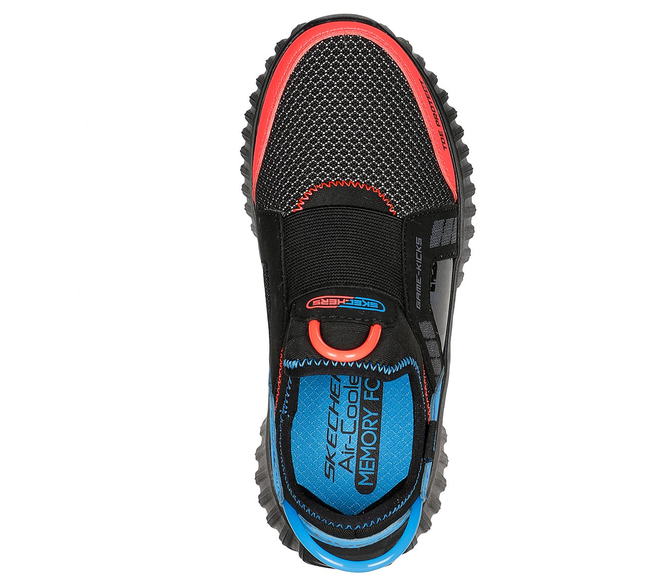 DEPTH CHARGE 2.0-DOUBLE POINT, BLACK/MULTI Footwear Top View