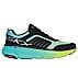 MAX CUSHIONING PREMIER 2, BLUE/LIME Footwear Lateral View