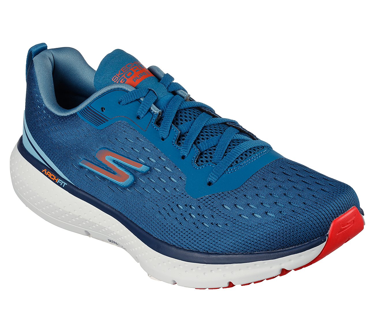 GO RUN PURE 3, TEAL Footwear Right View