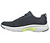 GO RUN ARCH FIT, CHARCOAL/BLACK Footwear Left View
