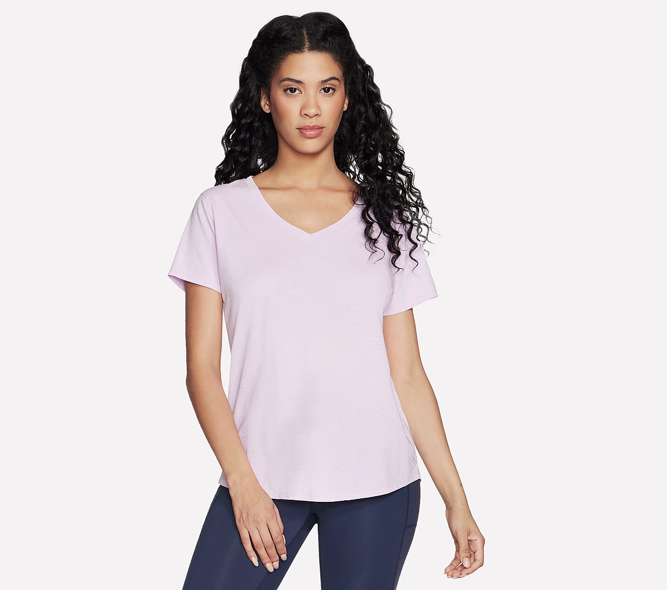 SKECH-BREEZE CASCADE SLUB T-SHIRT, BLACK Apparel Lateral View