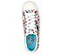 STREET TRAX-UNITED HEART, WHITE/MULTI Footwear Top View