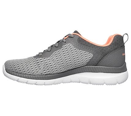 BOUNTIFUL - QUICK PATH, GREY/CORAL Footwear Left View