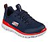 GLIDE-STEP, NAVY/RED Footwear Lateral View
