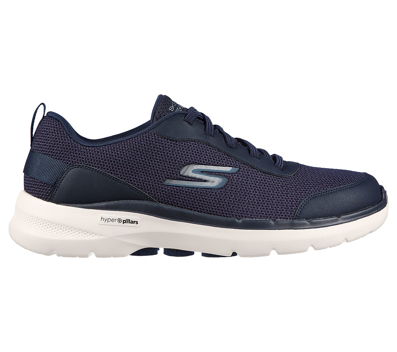GO WALK 6 - BOLD KNIGHT, NAVY/BLUE Footwear Lateral View