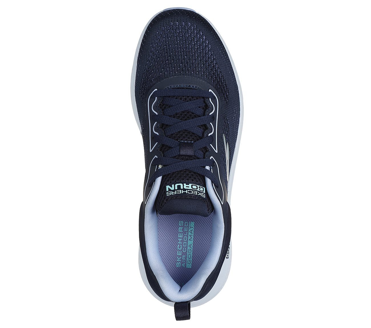 GO RUN ELEVATE - CORRAL, NAVY/BLUE Footwear Top View