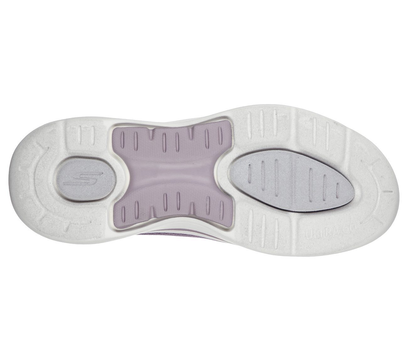 GO WALK ARCH FIT - GRATEFUL, MAUVE Footwear Bottom View