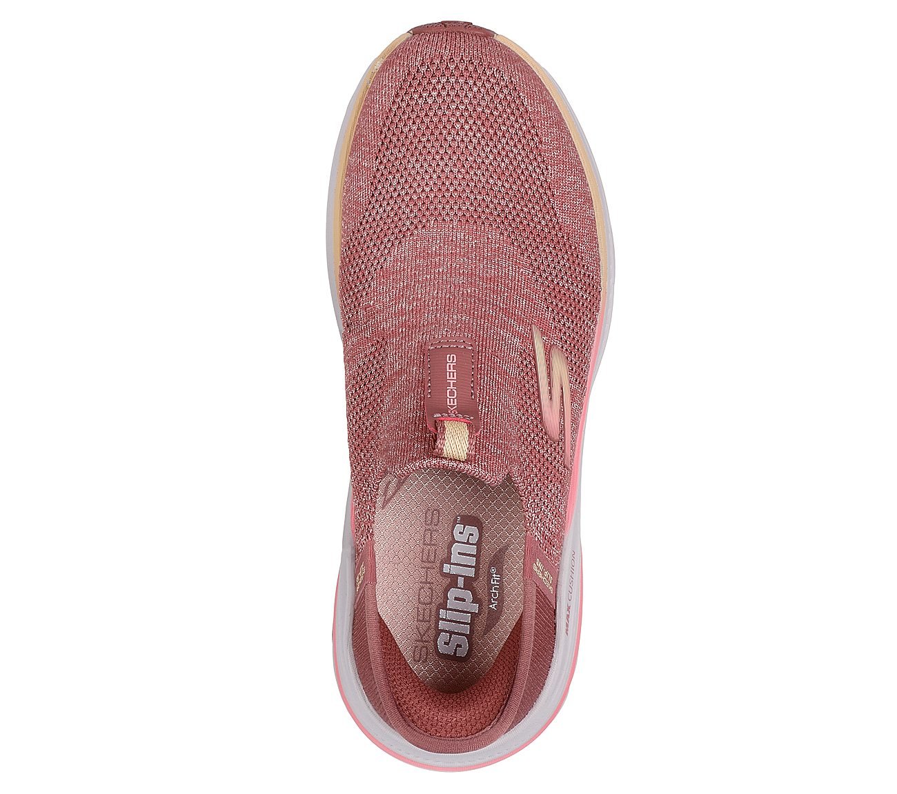 MAX CUSHIONING ARCH FIT 2, ROSE Footwear Top View