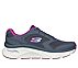 ARCH FIT D'LUX, CHARCOAL/PURPLE Footwear Lateral View