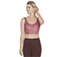GOSCULPT LEOPARD LONGLINE BRA, MAUVE/PURPLE Apparel Left View