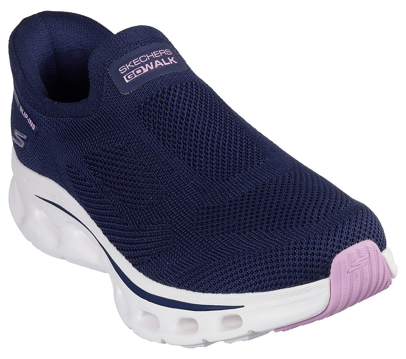 GO WALK GLIDE-STEP 2.0 - ANNE, NAVY/MULTI Footwear Top View