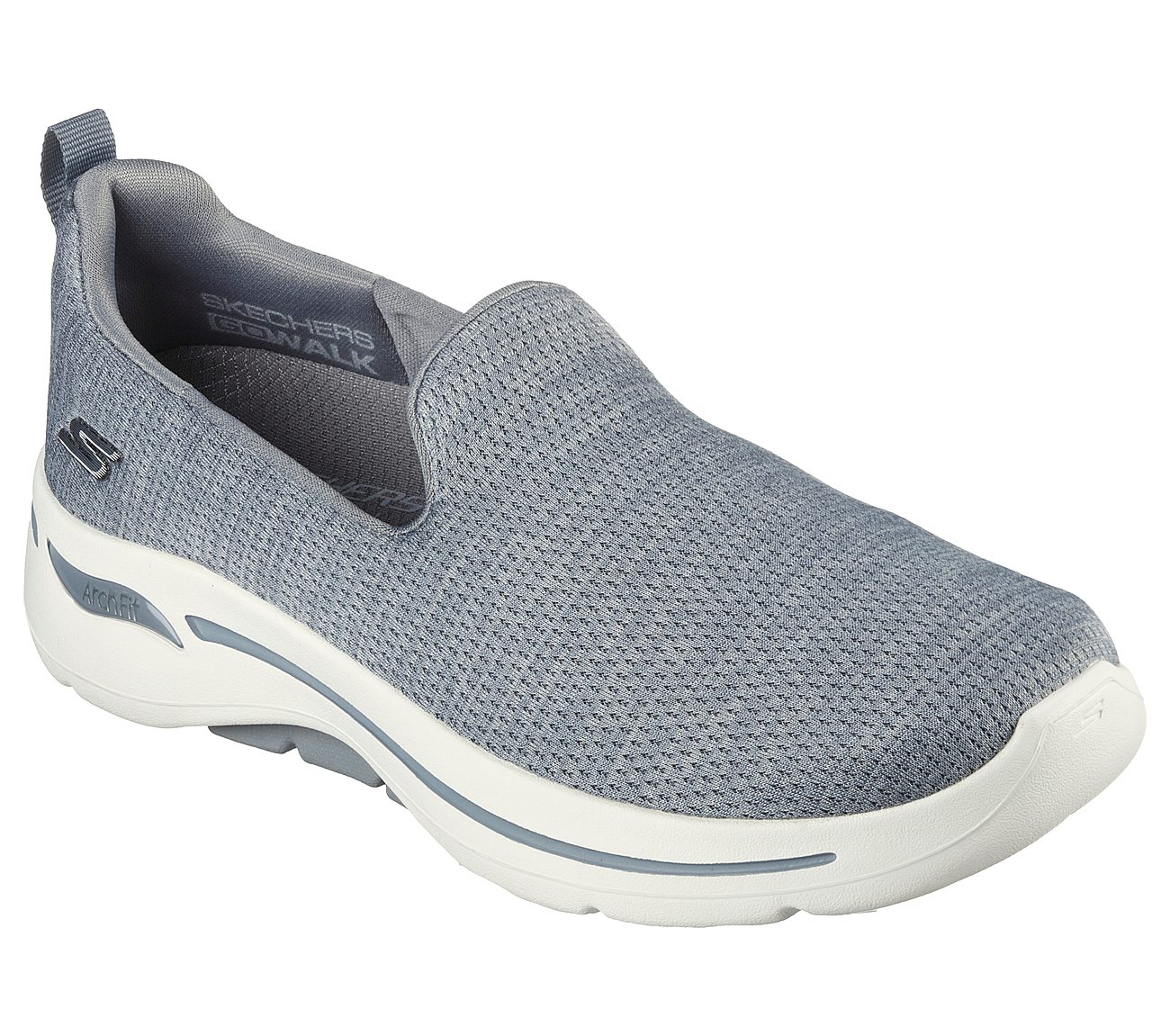 GO WALK ARCH FIT-UNLIMITED TI, GREY Footwear Right View