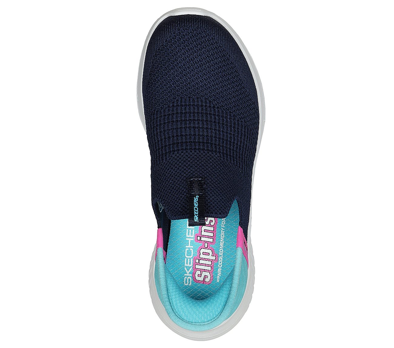 ULTRA FLEX 3.0 - FRESH TIME, NAVY/TURQUOISE Footwear Top View