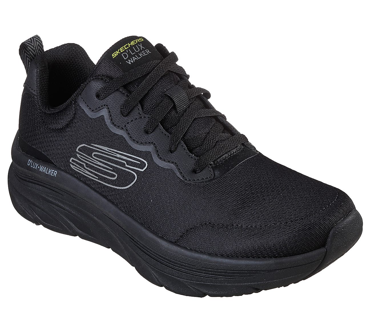 D'LUX WALKER - SCRAMBLER, BLACK Footwear Right View