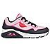 DVF: Uno - Beso, BLACK/PINK Footwear Lateral View