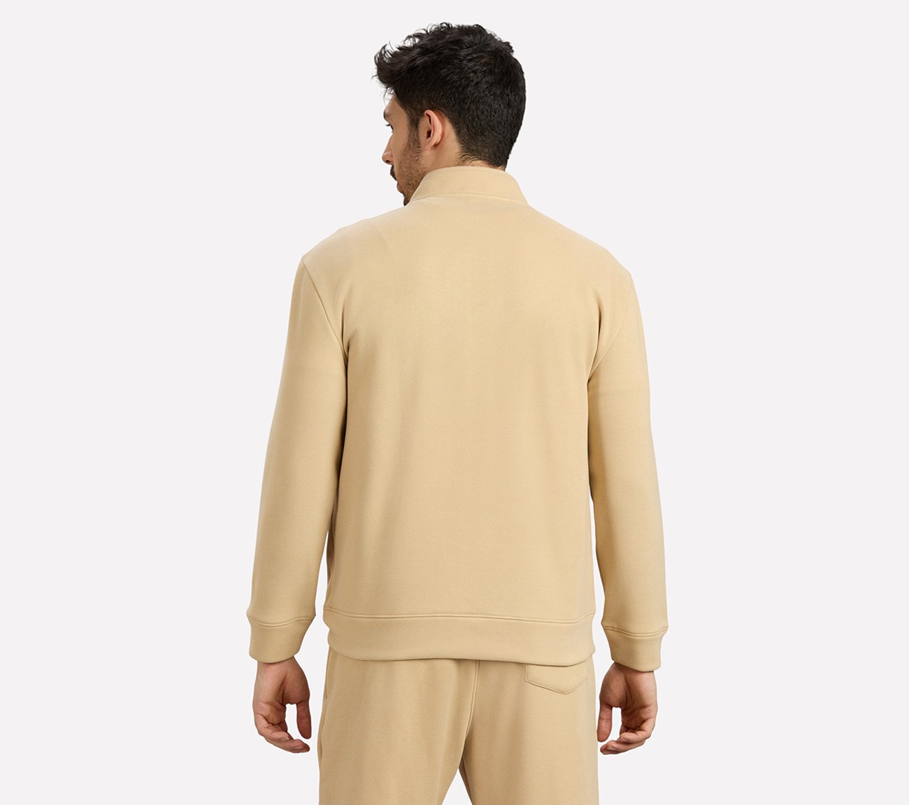 AIRY TRAVELLER FLEECE JACKET, NATURAL/BLUE