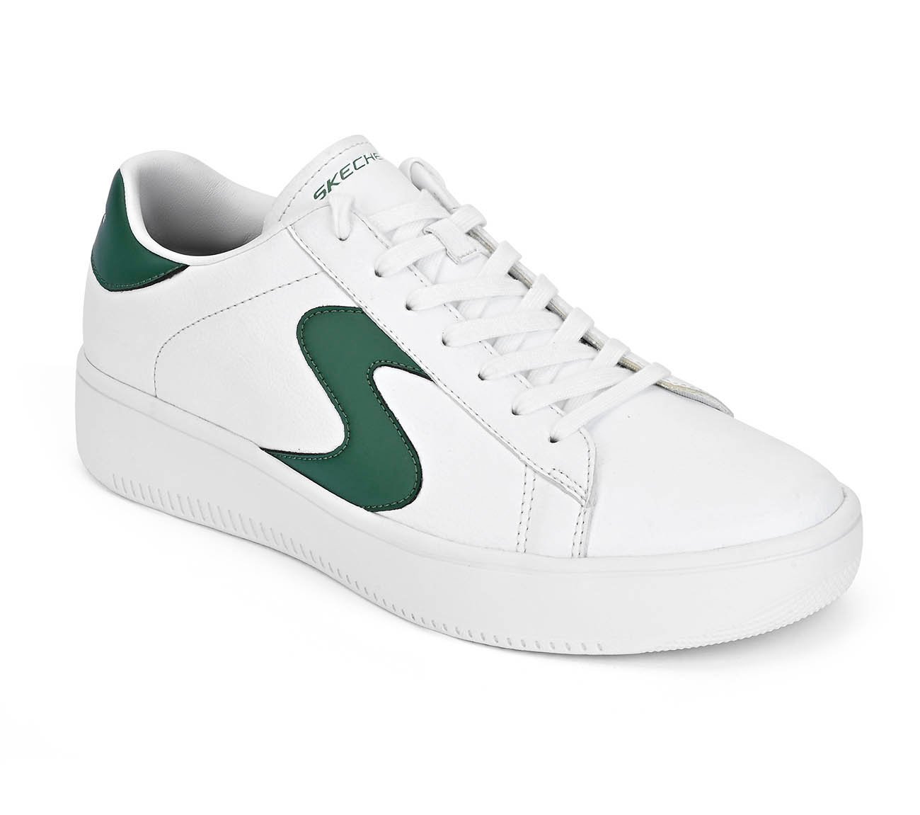 SPORT COURT 92, WHITE/GREEN Footwear Right View