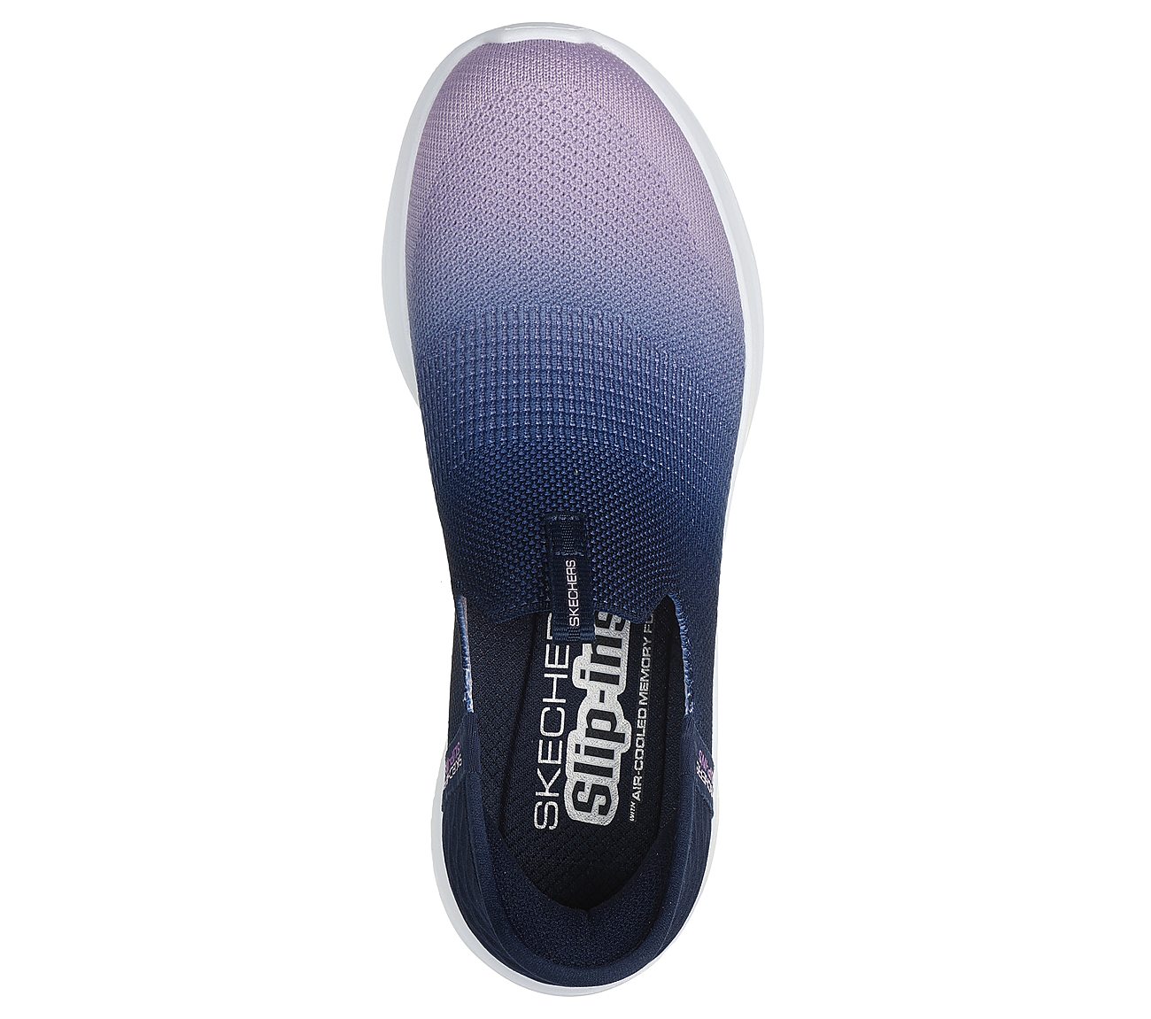 SKECHERS SLIP-INS: ULTRA FLEX 3.0 - BEAUTY BLEND, NAVY Footwear Top View