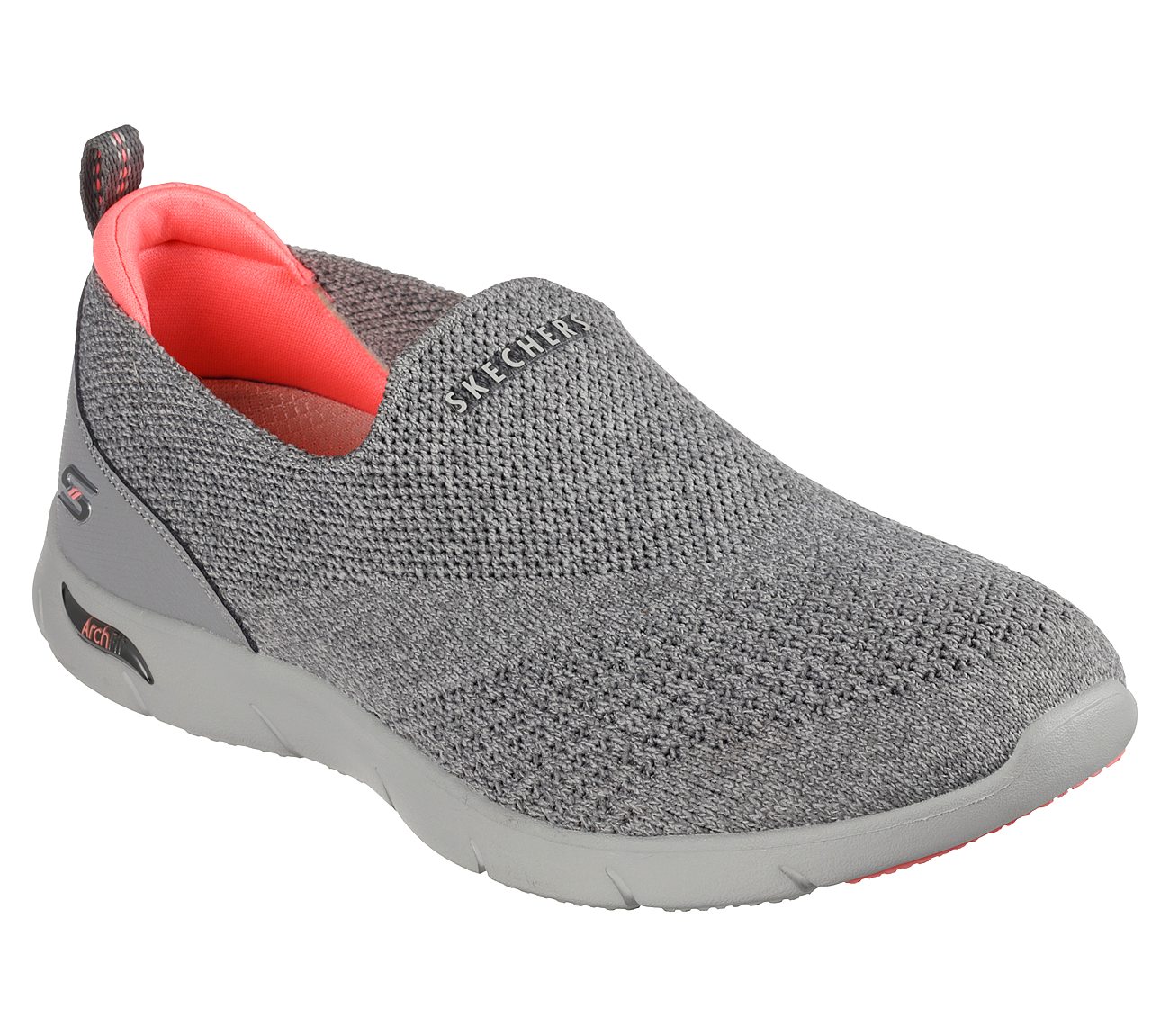 ARCH FIT REFINE - DON'T GO, CCHARCOAL Footwear Lateral View