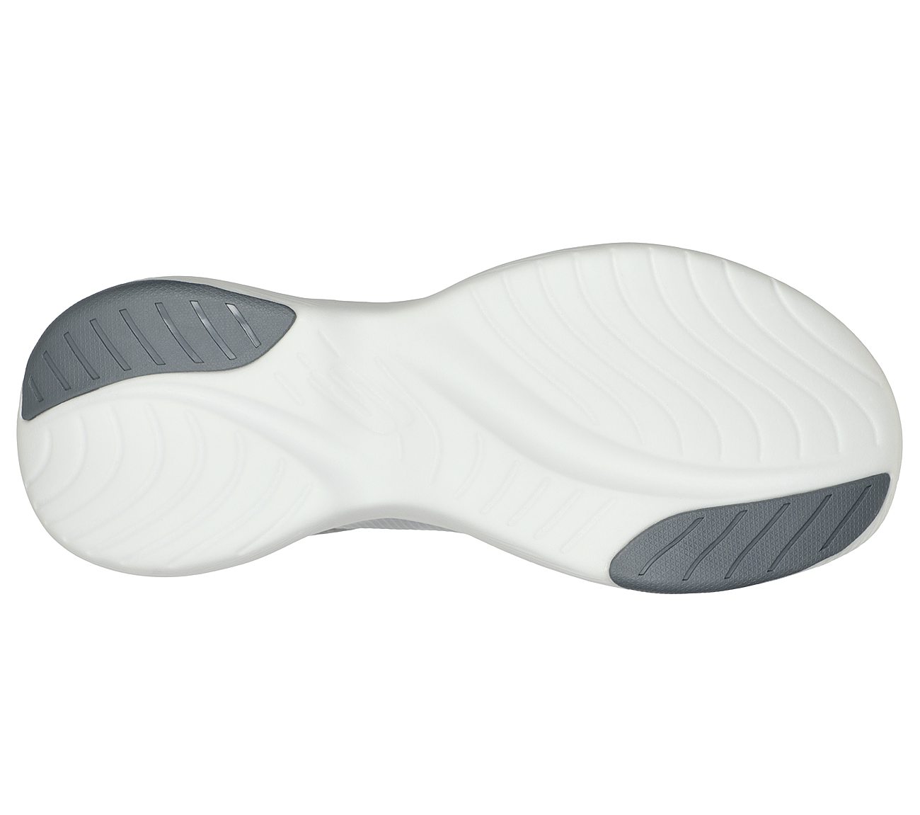 ARCH FIT INFINITY, WHITE/GREY Footwear Bottom View