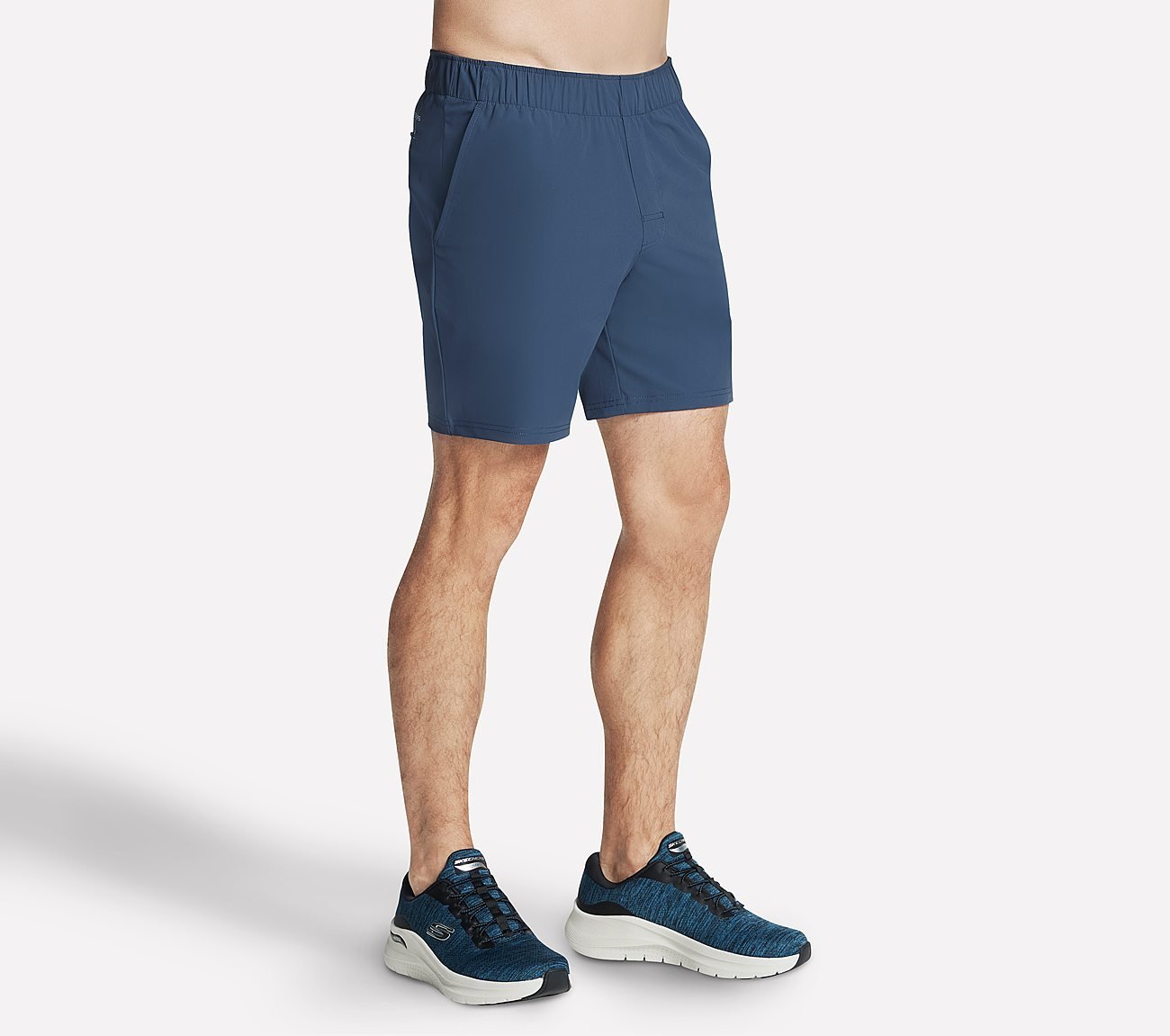 GOSTRETCH ULTRA  7" SHORT, CHARCOAL/NAVY Apparel Bottom View