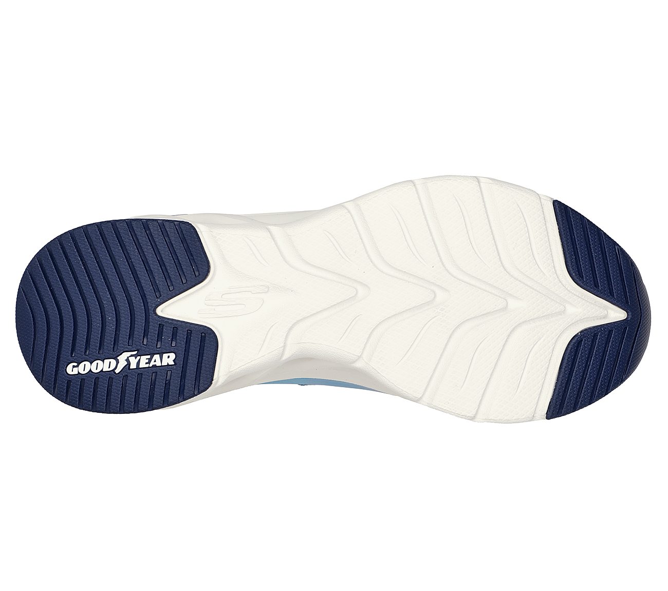 ARCH FIT GLIDE-STEP, NAVY/MULTI Footwear Bottom View