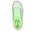 COURT HIGH - GLITTER MIX, WHITE/LIME Footwear Top View