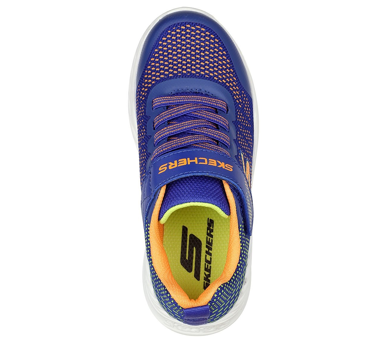 NITRO SPRINT - KARVO, BLUE/ORANGE Footwear Top View