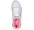 SKECH-AIR ELEMENT 2.0-AMUSE M, WWWHITE/PINK/BLUE Footwear Top View