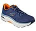 MAX CUSHIONING ARCH FIT - SWI, NAVY/ORANGE Footwear Right View