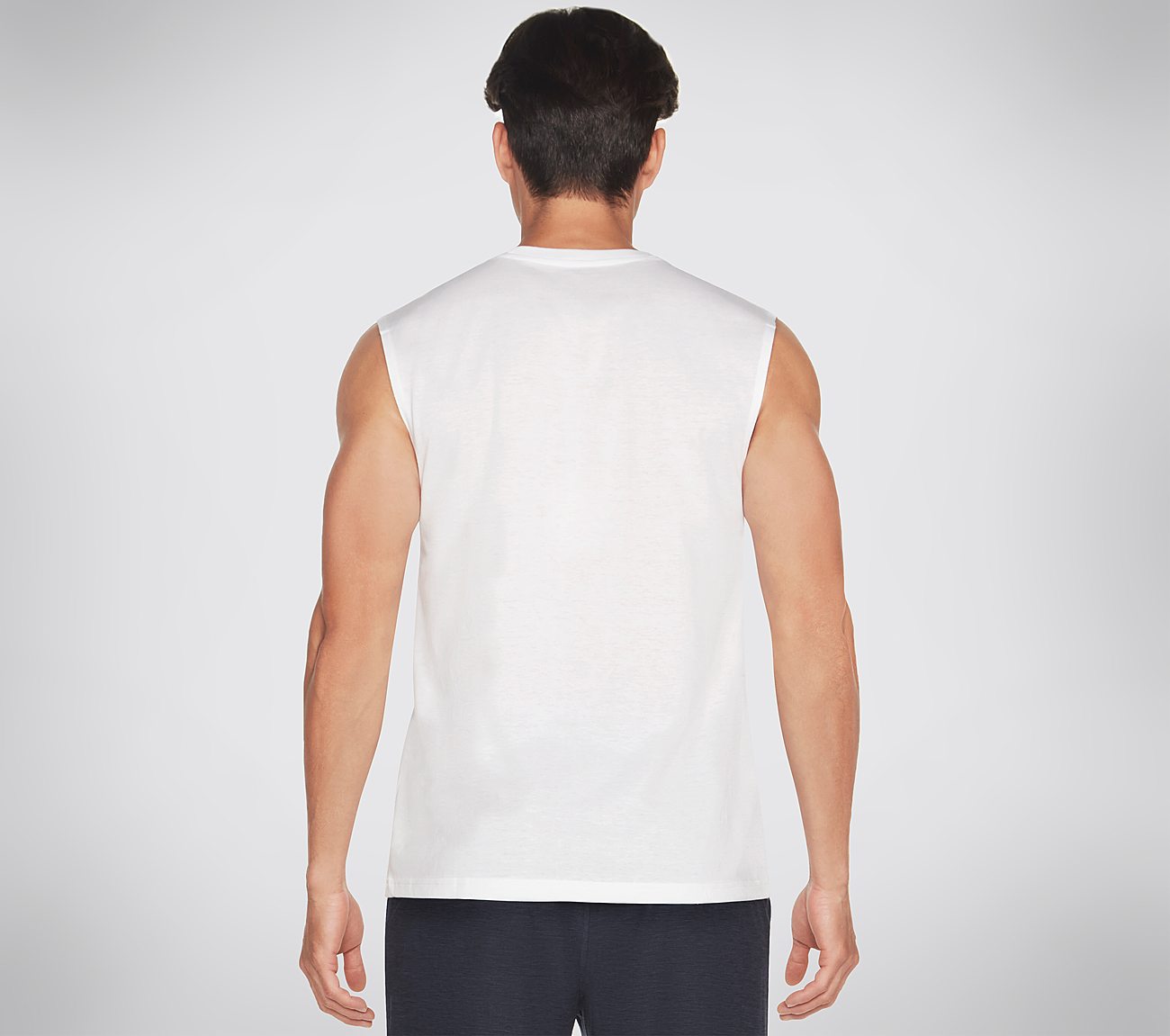 FLAG MUSCLE TANK, WWWHITE Apparels Top View