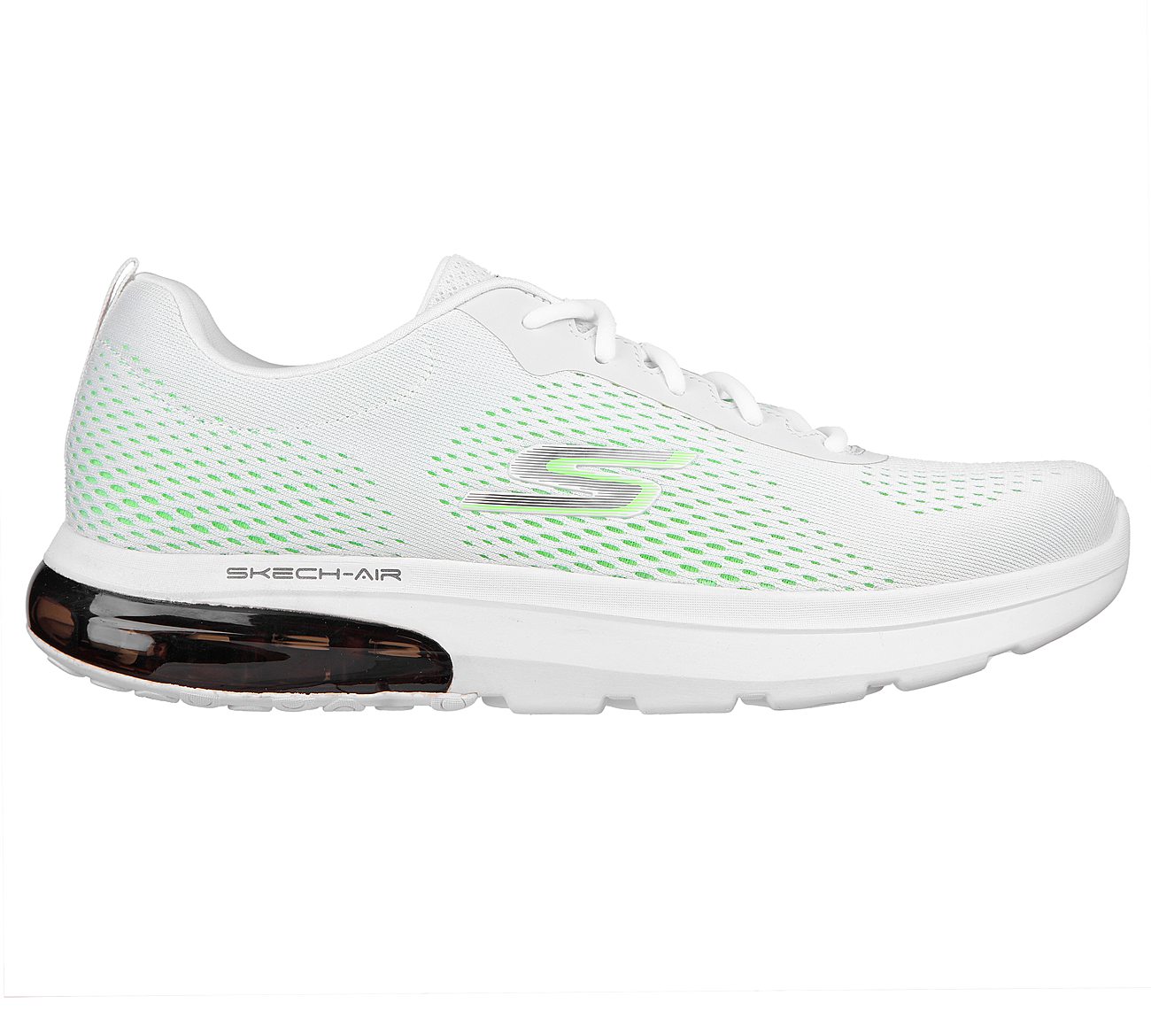 GO WALK AIR 2.0 - ENTERPRISE, WHITE/LIME Footwear Right View