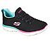 SUMMITS - GLOWING GLITZ, BLACK/BLUE/PINK Footwear Right View