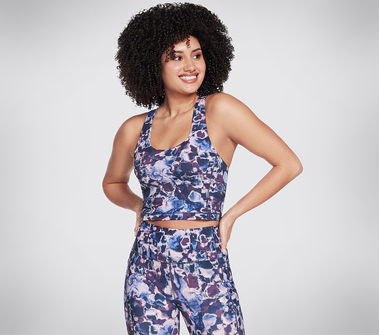 THE GOWALK DIZZY FLORAL RACER, PPINK/MULTI Apparel Lateral View