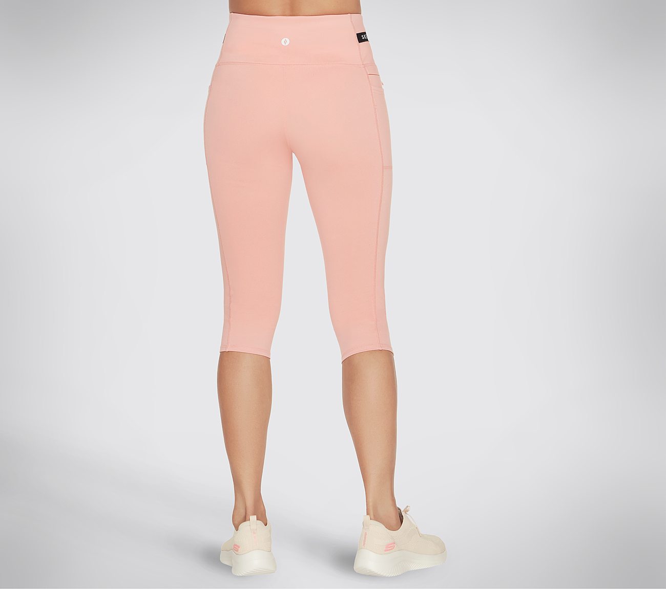 GOSTRETCH CAPRI, CORAL/LIME Apparels Top View