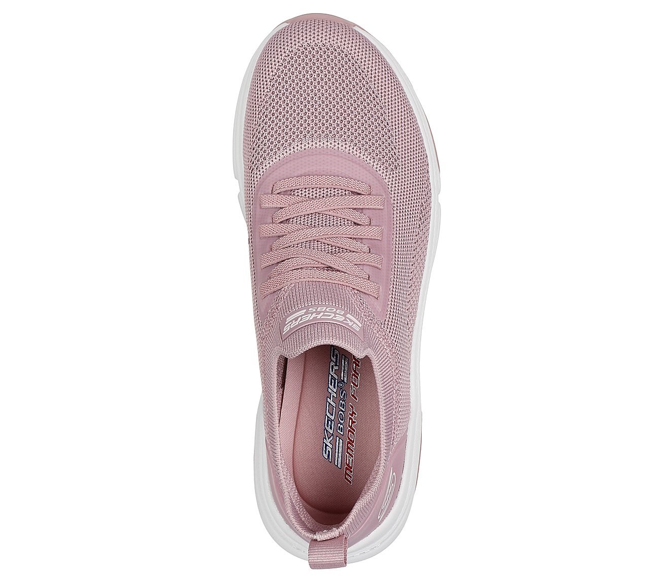 BOBS SPARROW FLEX - INSTANT CLOUT, BLUSH Footwear Top View