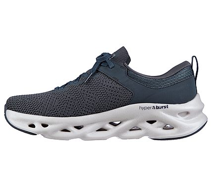 GO RUN SWIRL TECH-DASH CHARGE, CCHARCOAL Footwear Left View