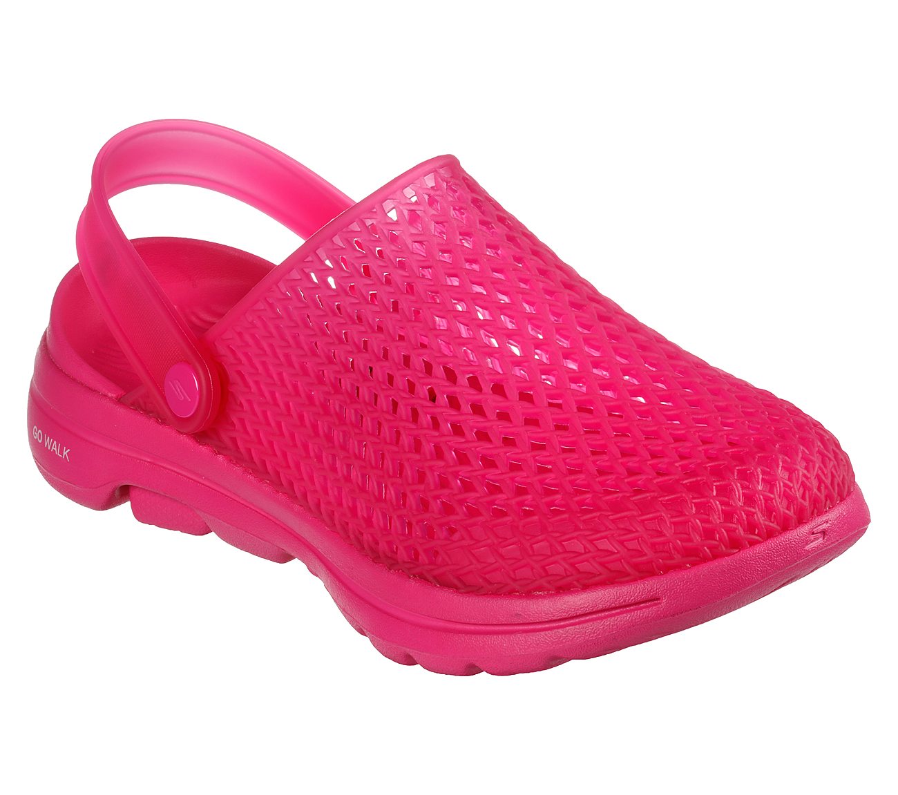 GO WALK 5 - TRUE CATCH, HOT PINK Footwear Lateral View
