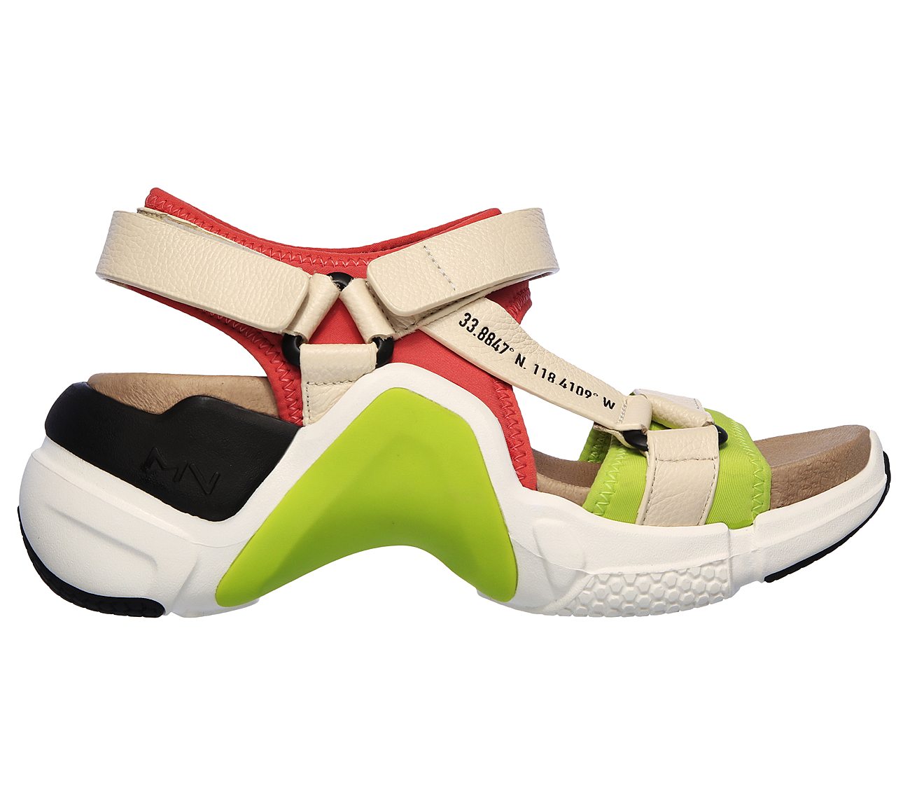 NEO BLOCK - DIDI, WHITE/MULTI Footwear Right View
