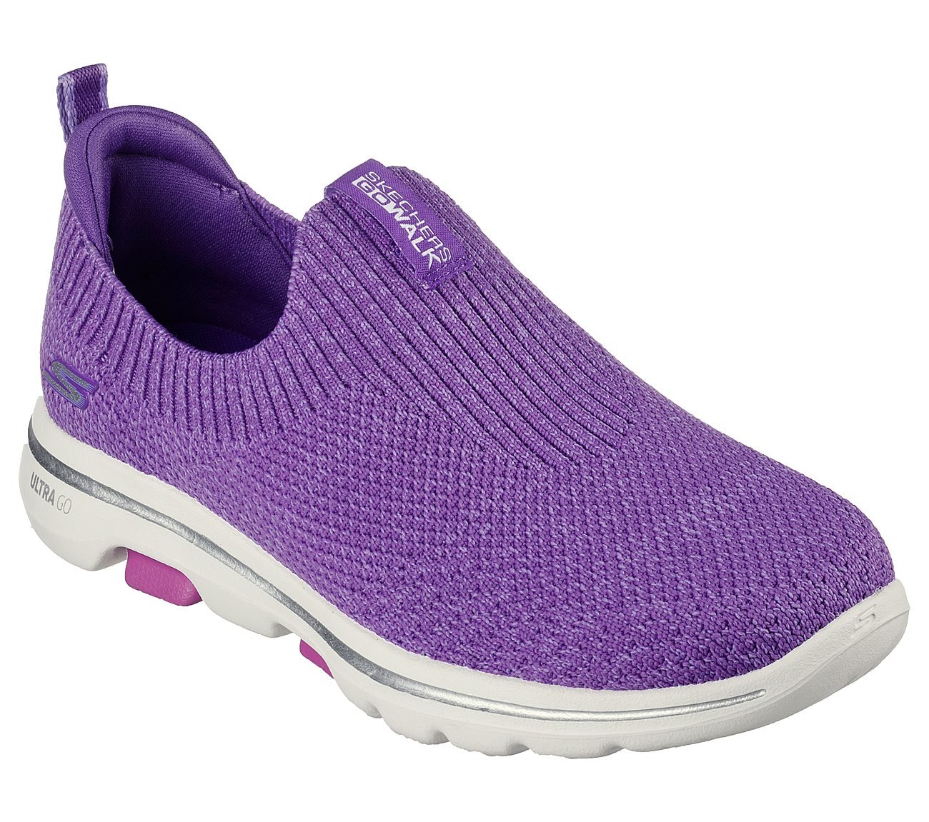 GO WALK 5 - TRENDY, LAVENDER Footwear Lateral View