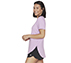 GODRI SWIFT TUNIC T-SHIRT, PURPLE/PERIWINKLE Apparels Bottom View