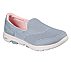 GO WALK 5 - OCEAN SPARKLE, GRAY/LIGHT PINK