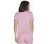GODRI RESTORATIVE RIB T-SHIRT, PINK/GREY Apparels Top View